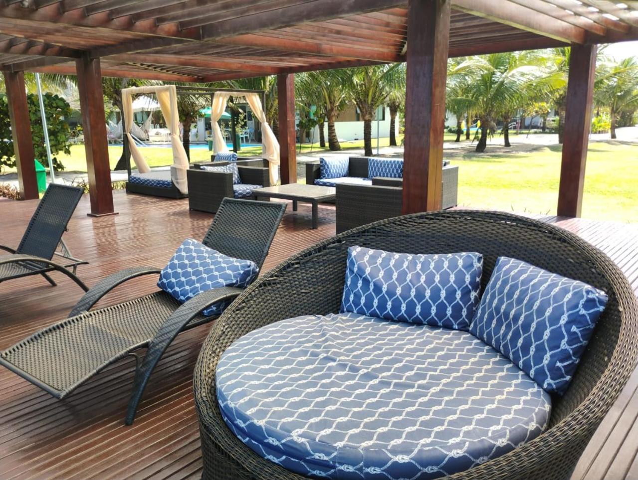 Flat Beira Mar Cupe Beach Living - Pôrto das Galinhas Kültér fotó